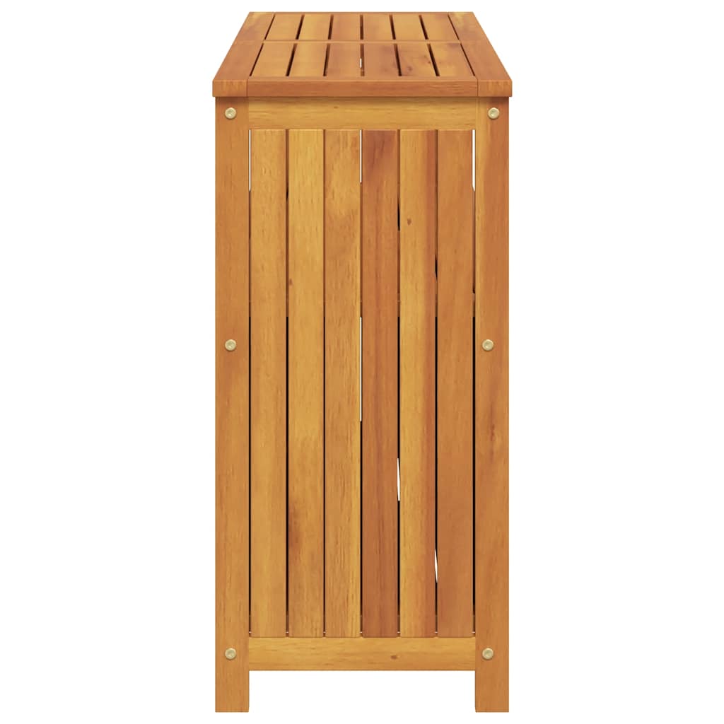 Hagekonsollbord 110x35x75 cm heltre akasie