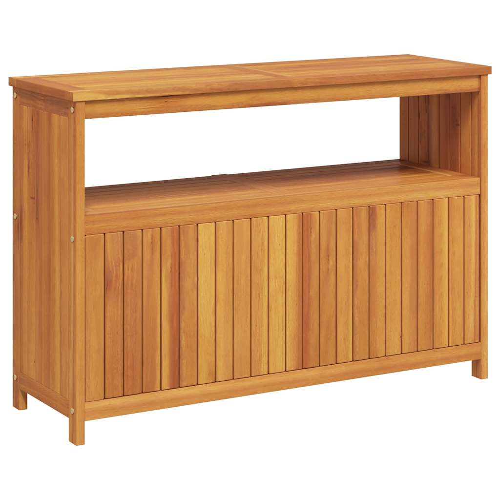 Hagekonsollbord 110x35x75 cm heltre akasie