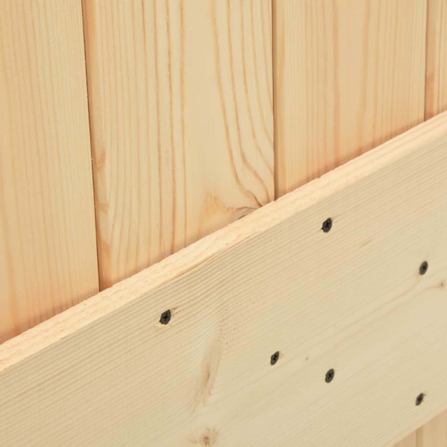 Dør NARVIK 100 x 210 cm Massiv Furu Tre (Ubehandlet) Naturlig