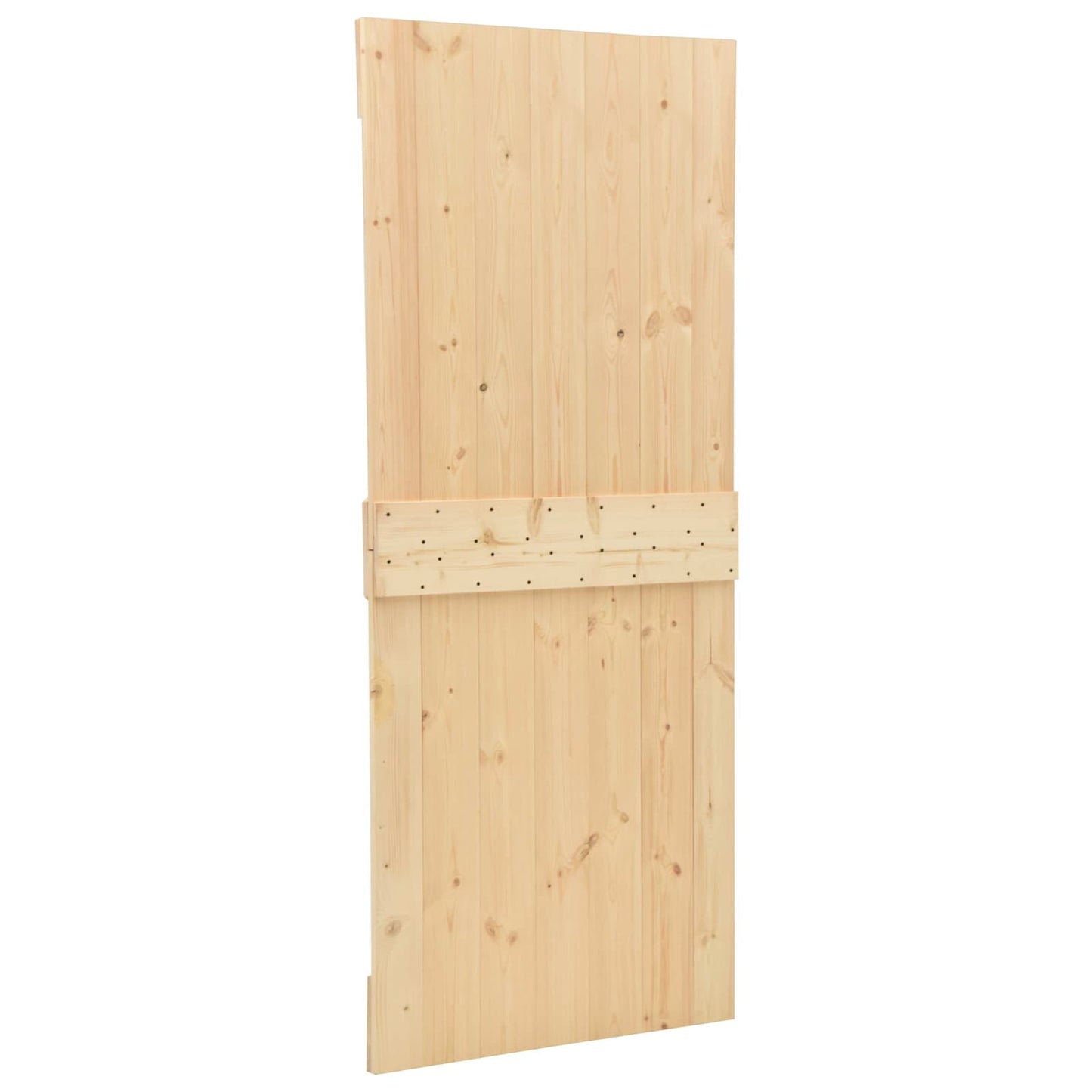 Dør NARVIK 100 x 210 cm Massiv Furu Tre (Ubehandlet) Naturlig