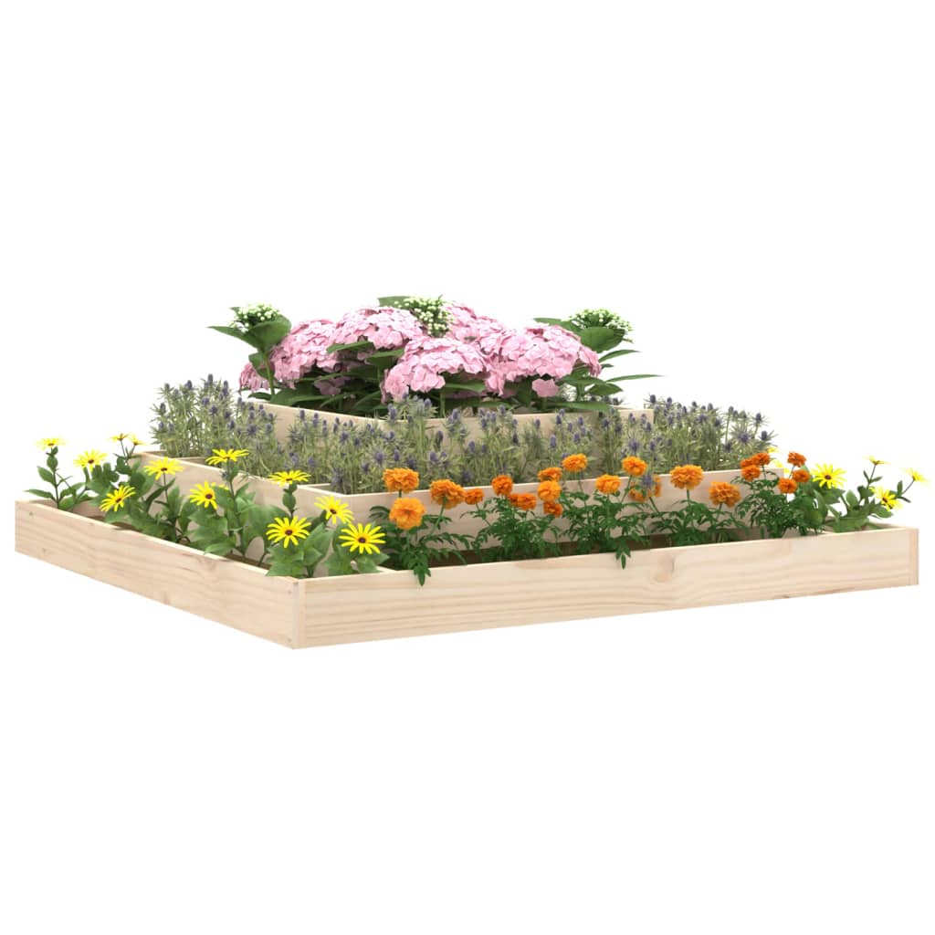 Plantekasse 110x110x27 cm heltre furu