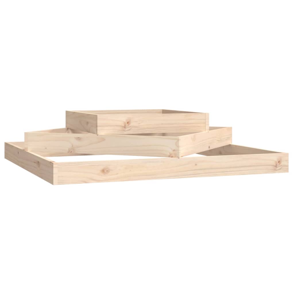 Plantekasse 112x112x27 cm heltre furu
