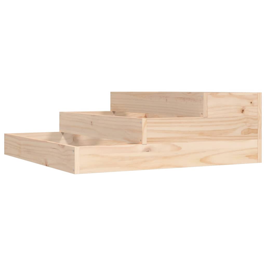 Plantekasse 78x78x27 cm heltre furu