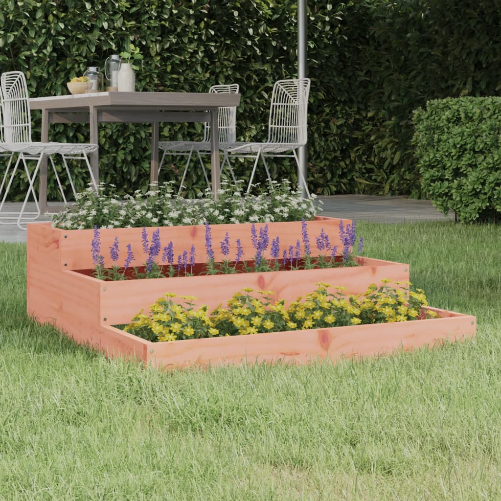 Plantekasse 78x78x27 cm heltre douglasgran