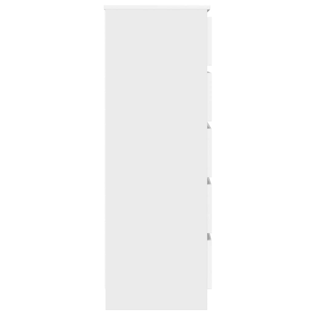 Kommode hvit 60x36x103 cm konstruert tre vidaXL