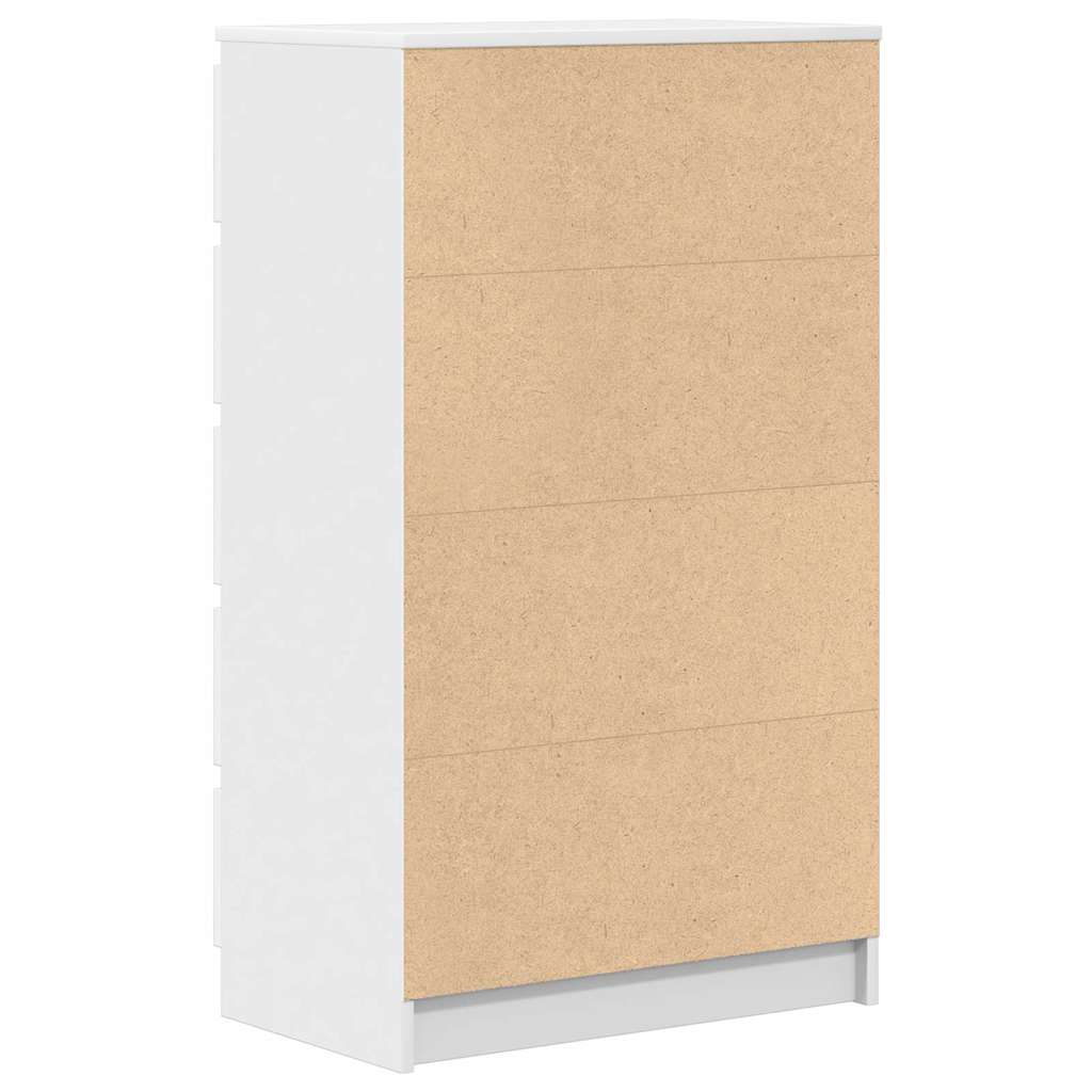 Kommode hvit 60x36x103 cm konstruert tre vidaXL