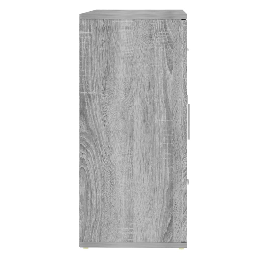 Skjenk grå sonoma 91x29,5x65 cm konstruert tre
