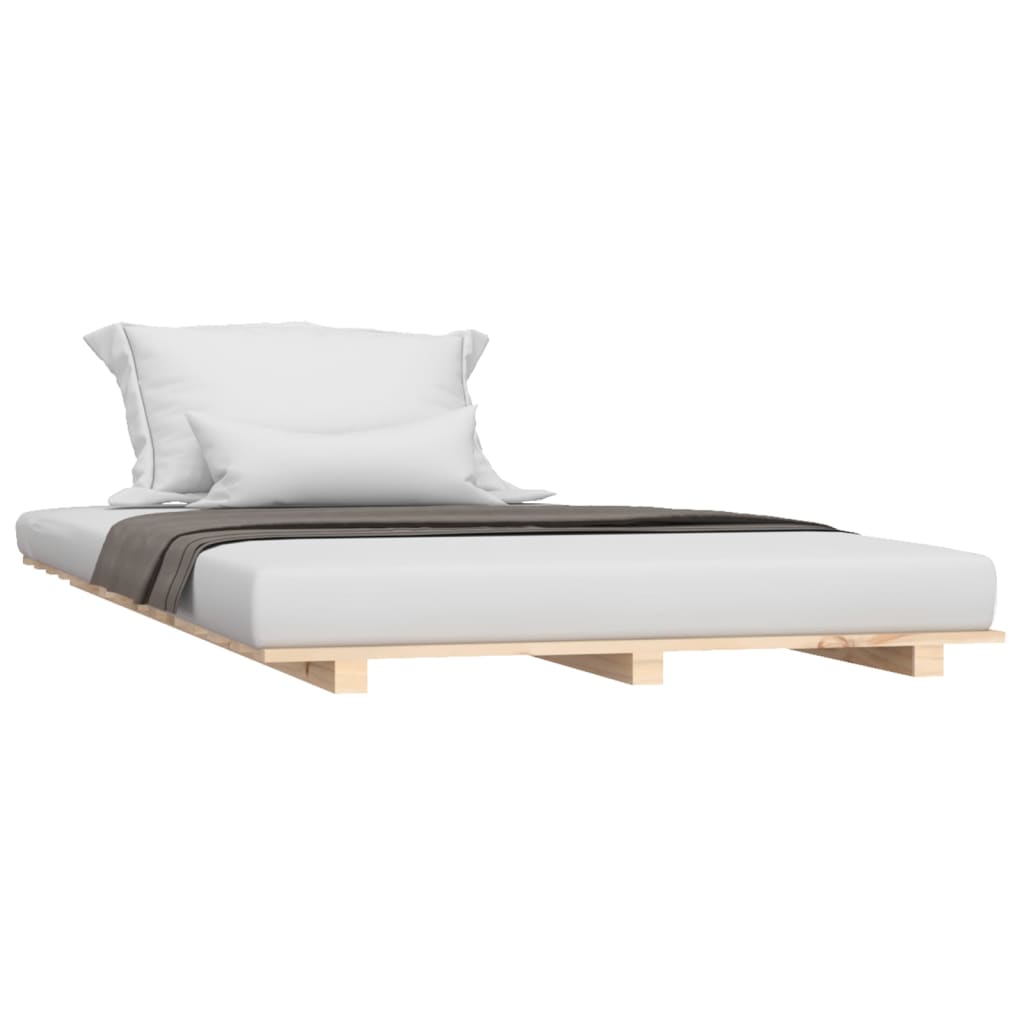 Sengeramme 75x190 cm heltre furu