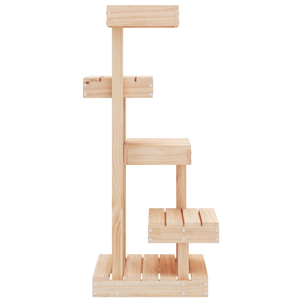 Kattetre 45,5x49x103 cm heltre furu vidaXL