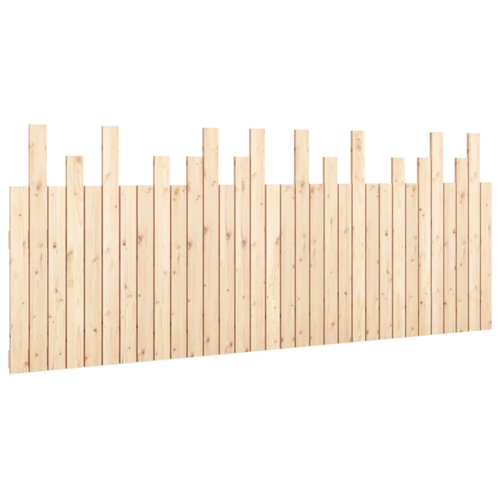 Veggmontert sengegavl 204x3x80 cm heltre furu