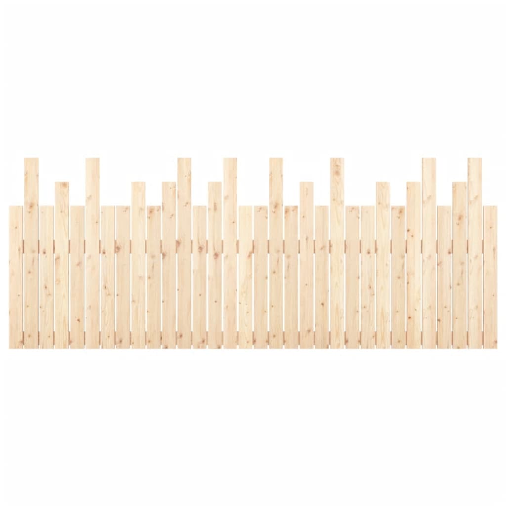 Veggmontert sengegavl 204x3x80 cm heltre furu