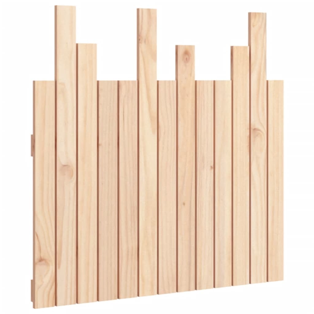 Veggmontert hodegavl 82,5x3x80 cm heltre furu