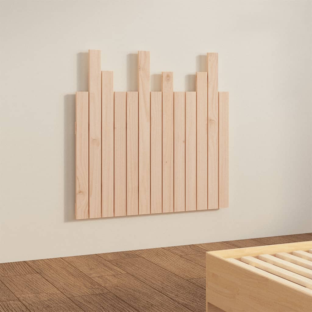 Veggmontert hodegavl 82,5x3x80 cm heltre furu