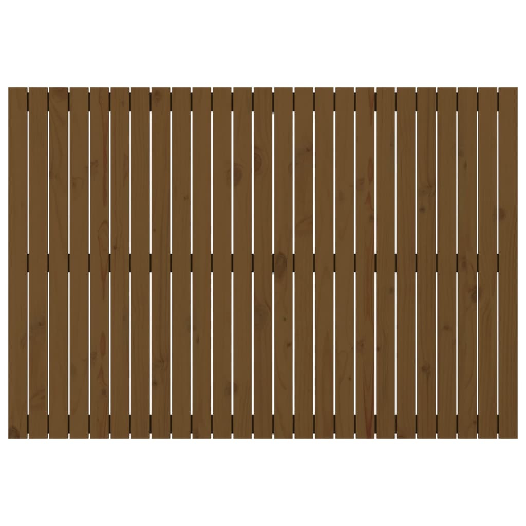 Veggmontert hodegavl honningbrun 159,5x3x110 cm heltre furu