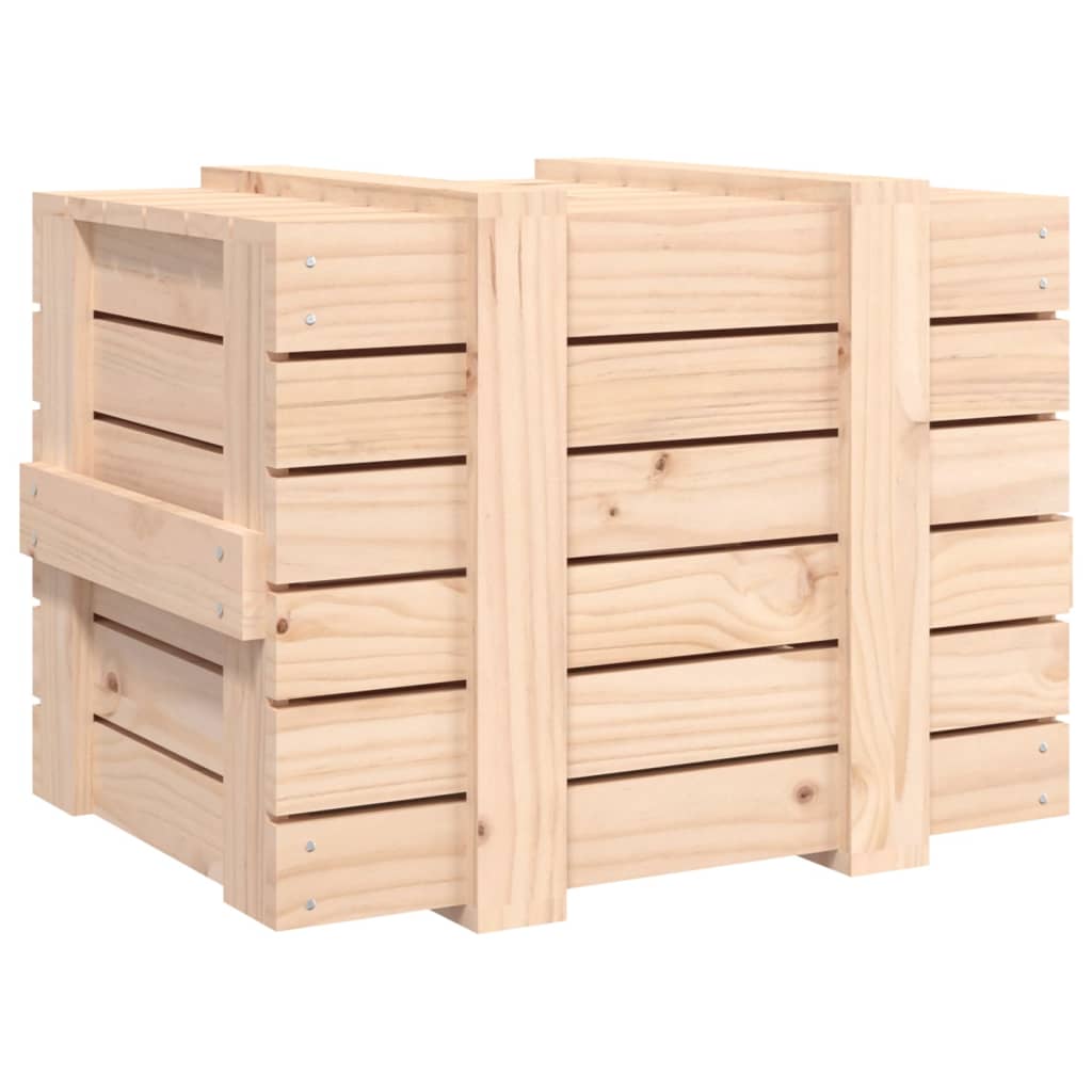 Putekasse 58x40,5x42 cm heltre furu