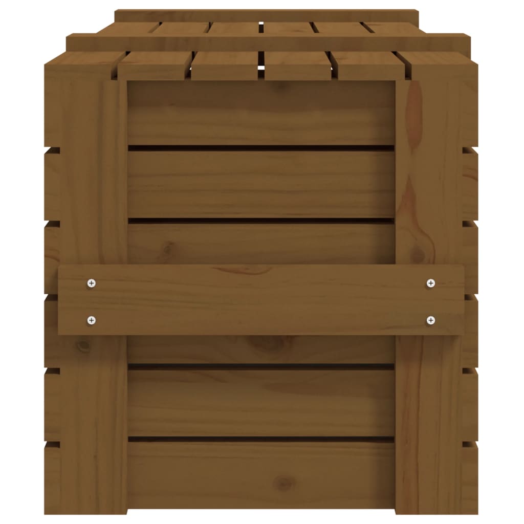 Putekasse honningbrun 91x40,5x42 cm heltre furu