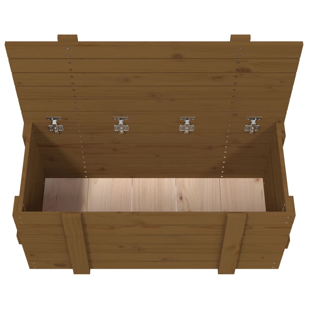Putekasse honningbrun 91x40,5x42 cm heltre furu