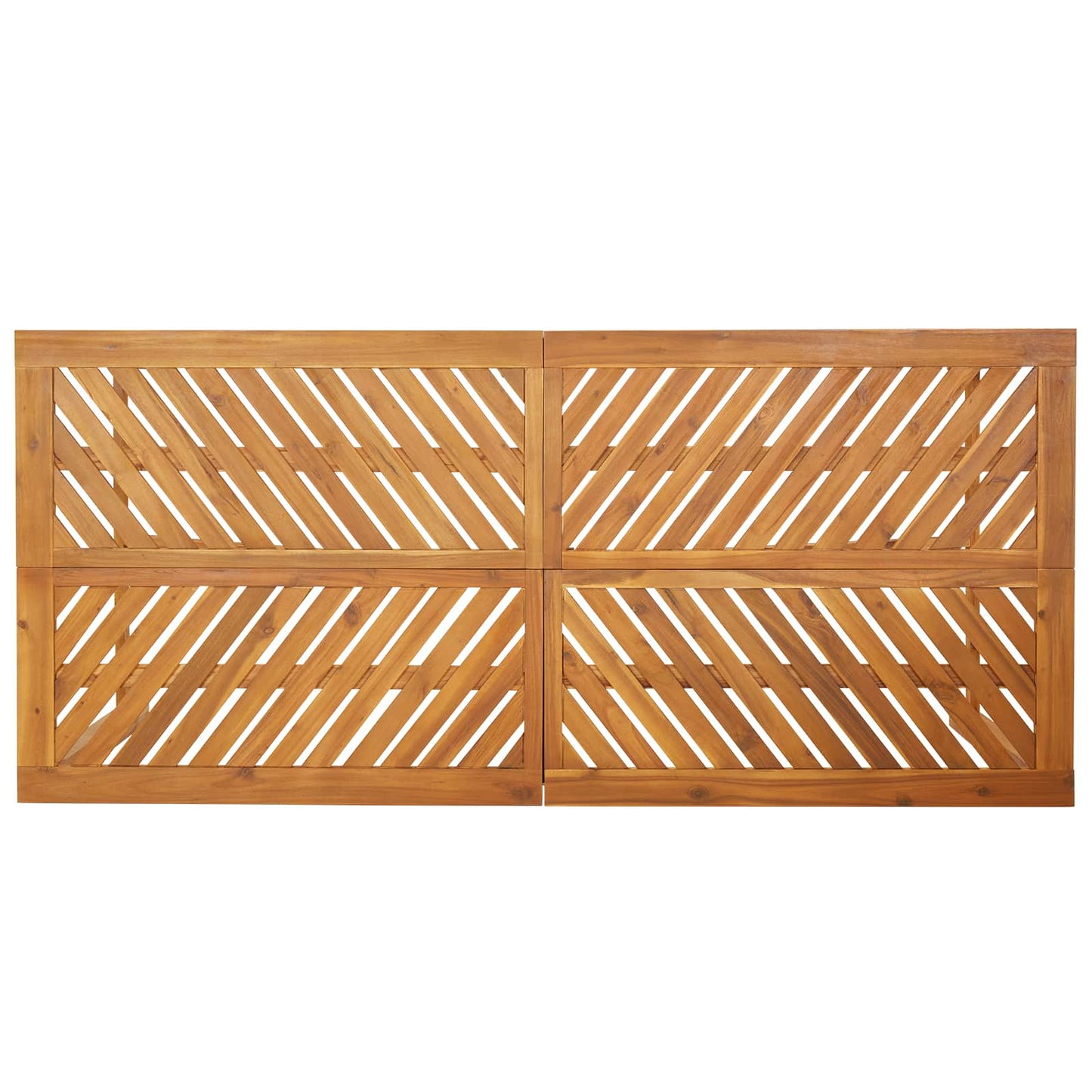 Hage Spisegruppe 5 pcs Brun Solid akasietre vidaXL