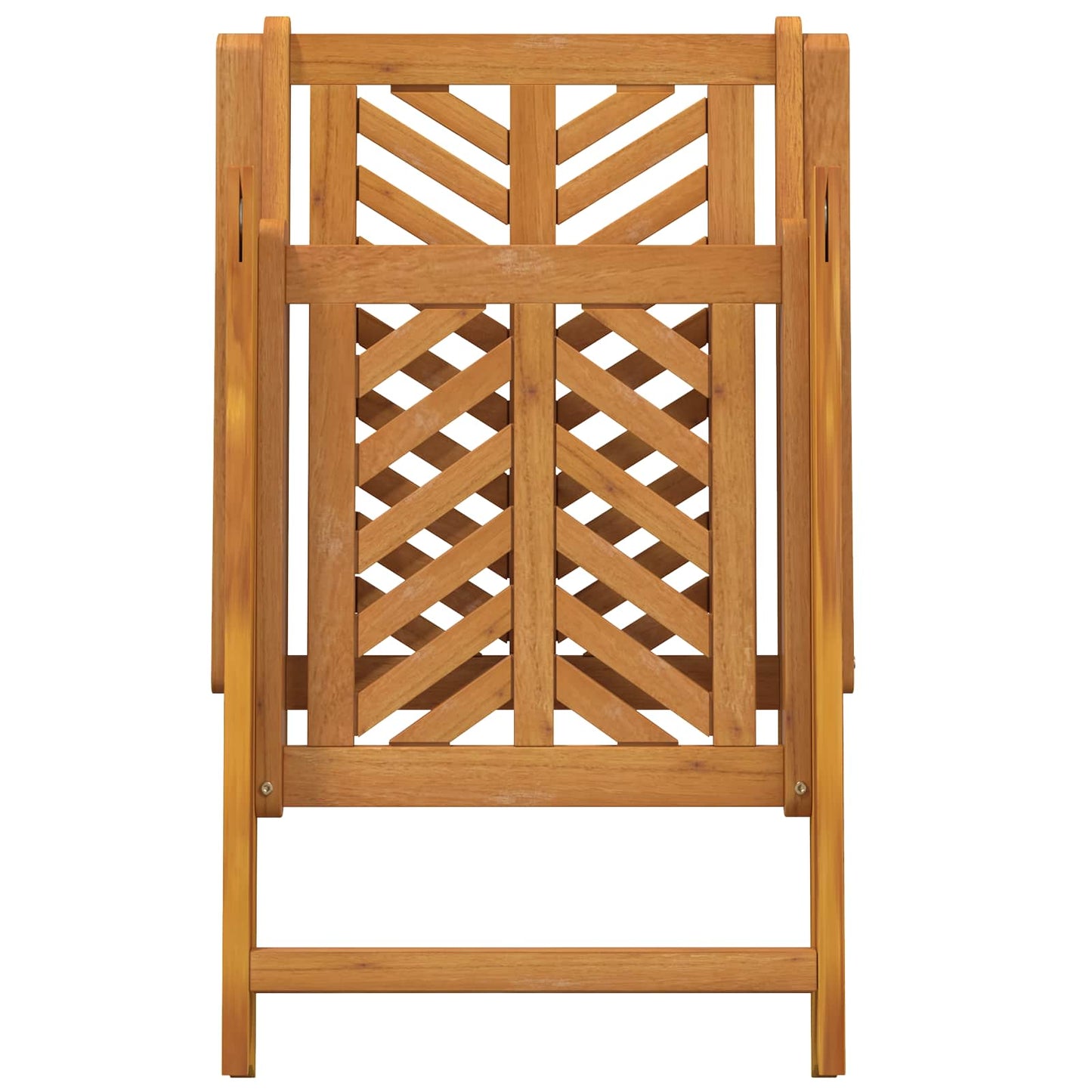 Hage Stol 6 pcs Brun 57 x 72 x 109 cm Solid akasietre vidaXL