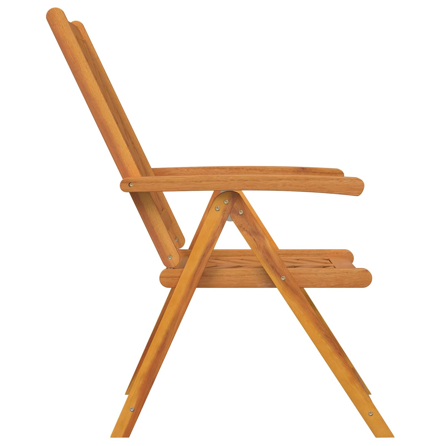 Hage Stol 6 pcs Brun 57 x 72 x 109 cm Solid akasietre vidaXL