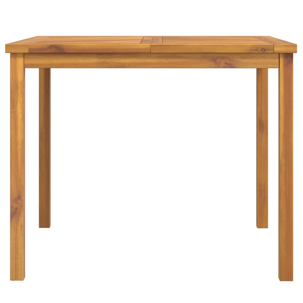Hagespisebord 90x90x74 cm heltre akasie