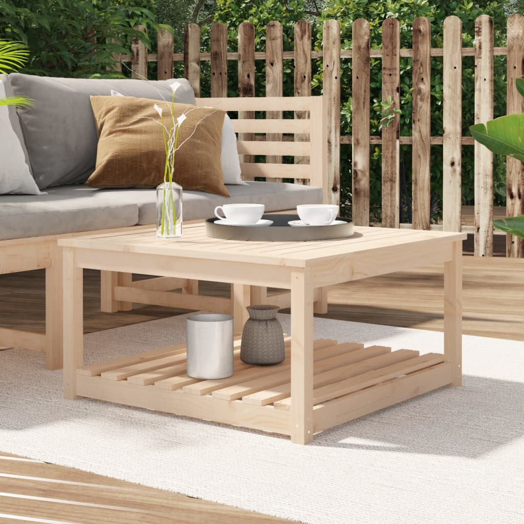 Hagebord 82,5x82,5x45 cm heltre furu