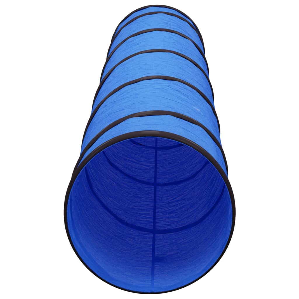 Hundetunnel blå Ø 40x200 cm polyester