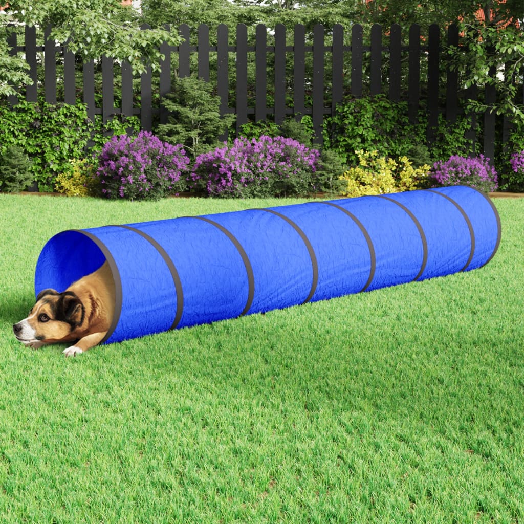 Hundetunnel blå Ø 50x300 cm polyester