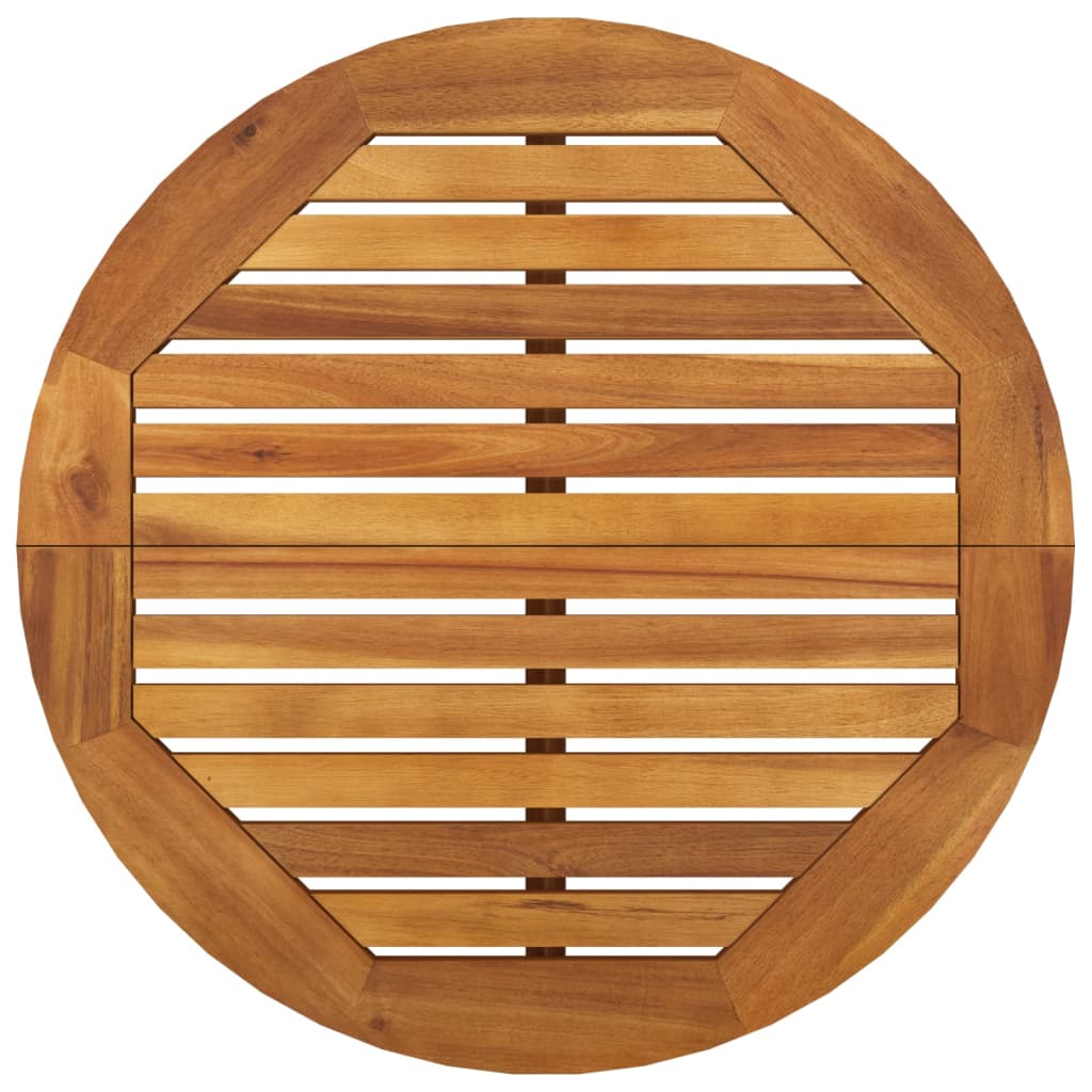 Utendørs barbord Ø60x105 cm heltre akasie