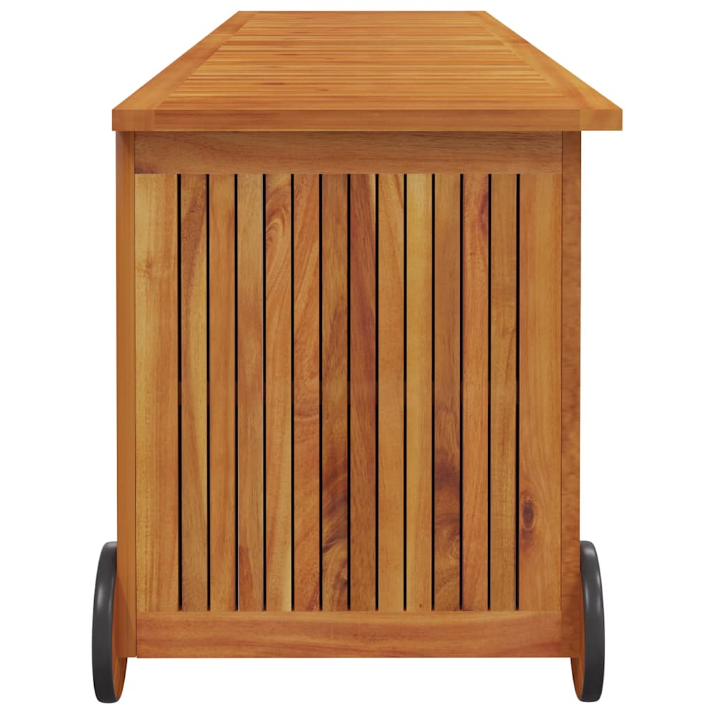 Putekasse med hjul 150x50x58 cm heltre akasie