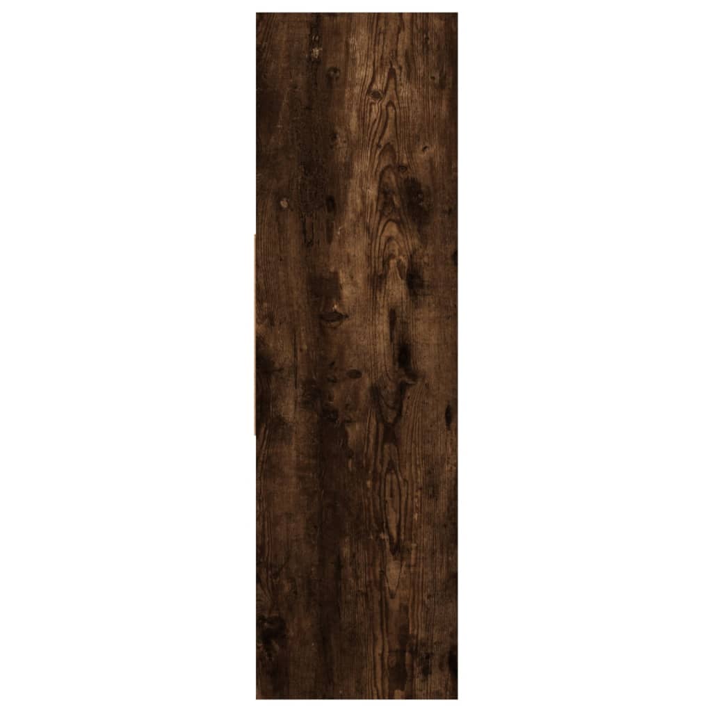 Bokhylle røkt eik 97,5x29,5x100 cm konstruert tre