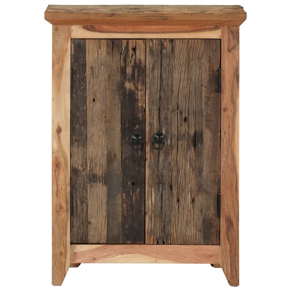 Skjenk 55x33x75 cm gjenvunnet heltre og heltre akasie vidaXL