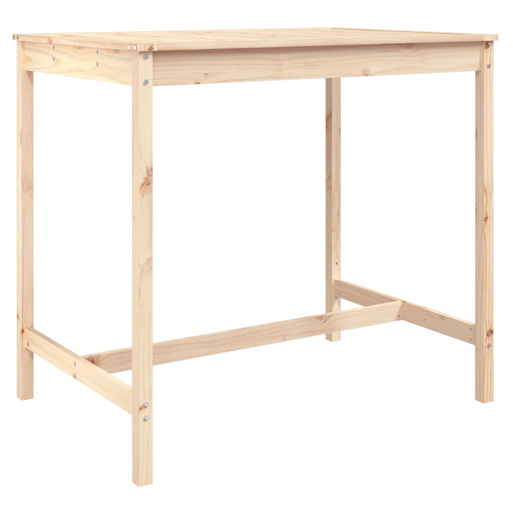 Hagebarsett 5 deler heltre furu vidaXL
