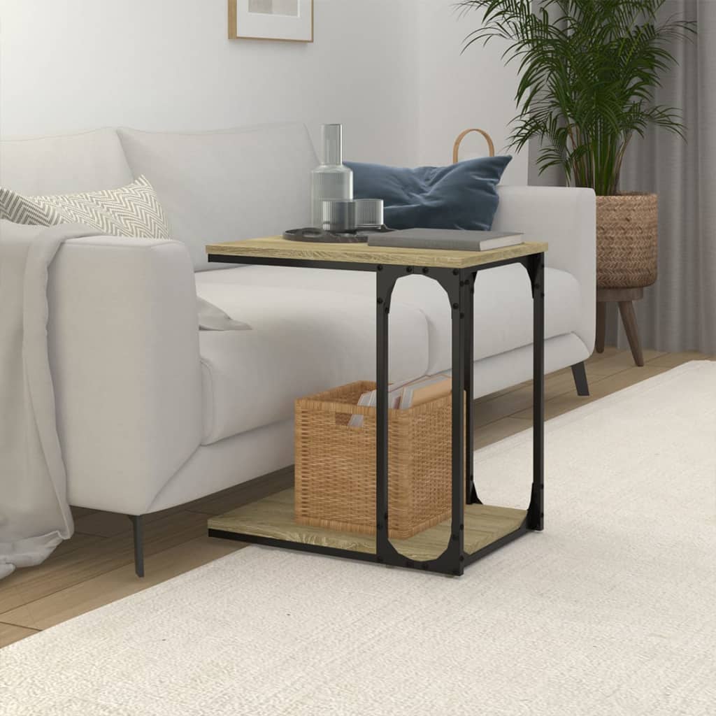 Sidebord sonoma eik 50x35x52 cm konstruert tre