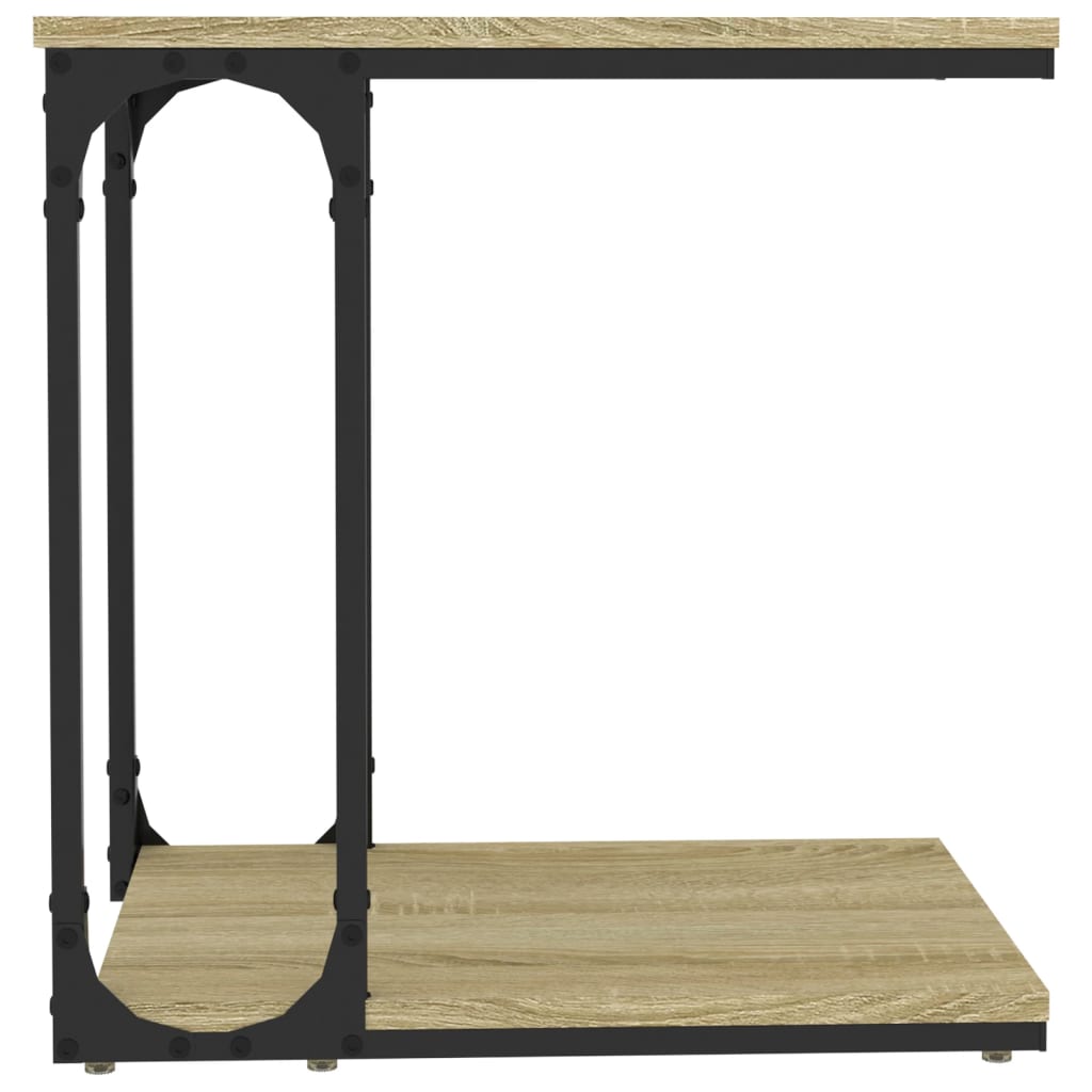 Sidebord sonoma eik 50x35x52 cm konstruert tre