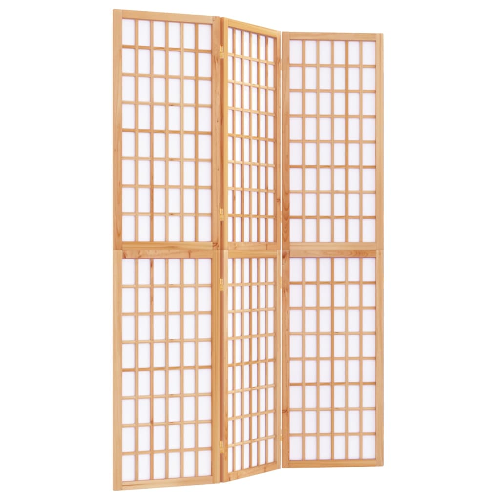Sammenleggbar romdeler 3 paneler japansk stil 120x170 cm
