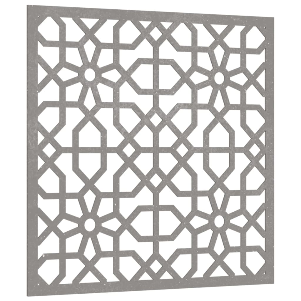 Veggdekorasjon til hage 105x55 cm cortenstål maurisk design