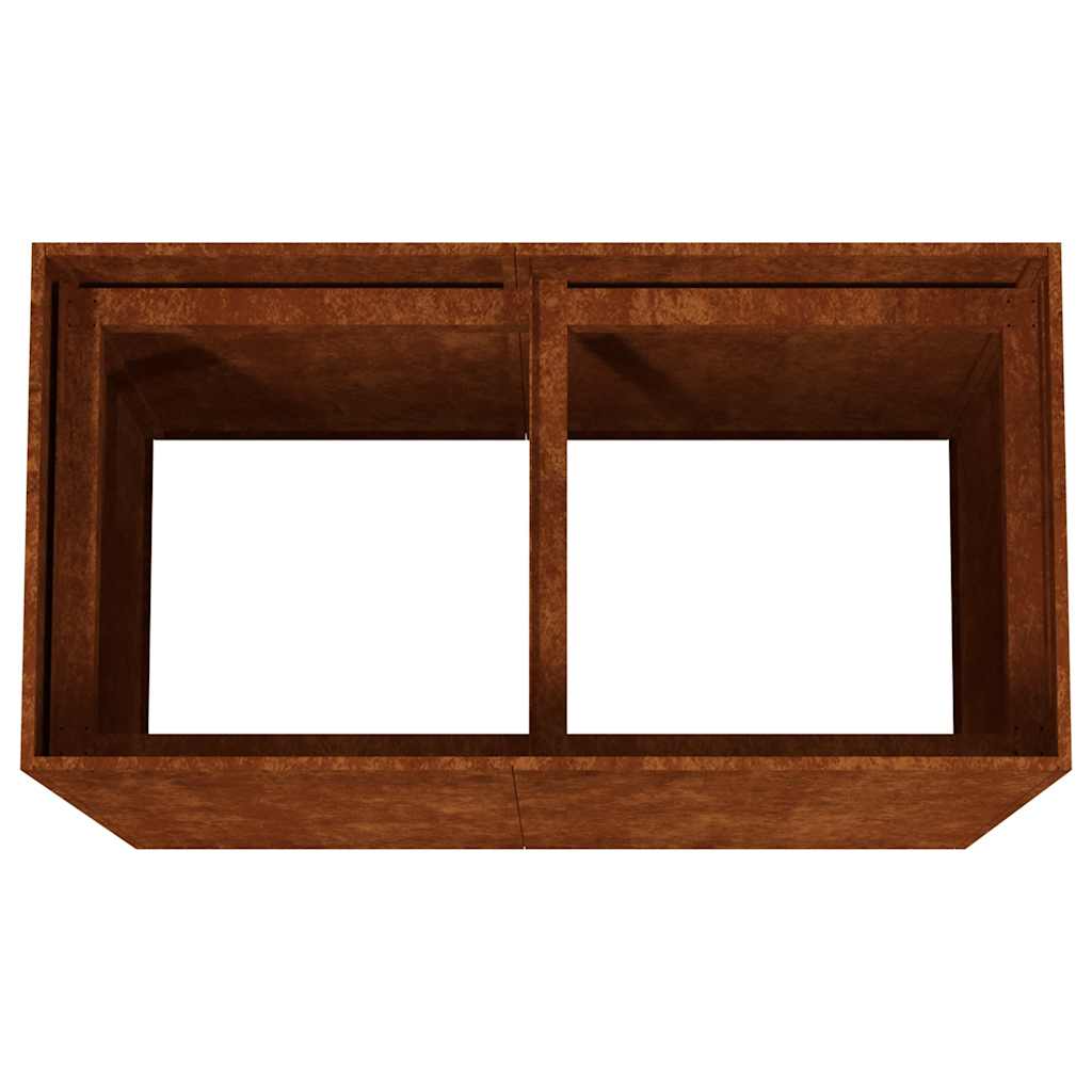 Plantekasse 80x40x80 cm cortenstål