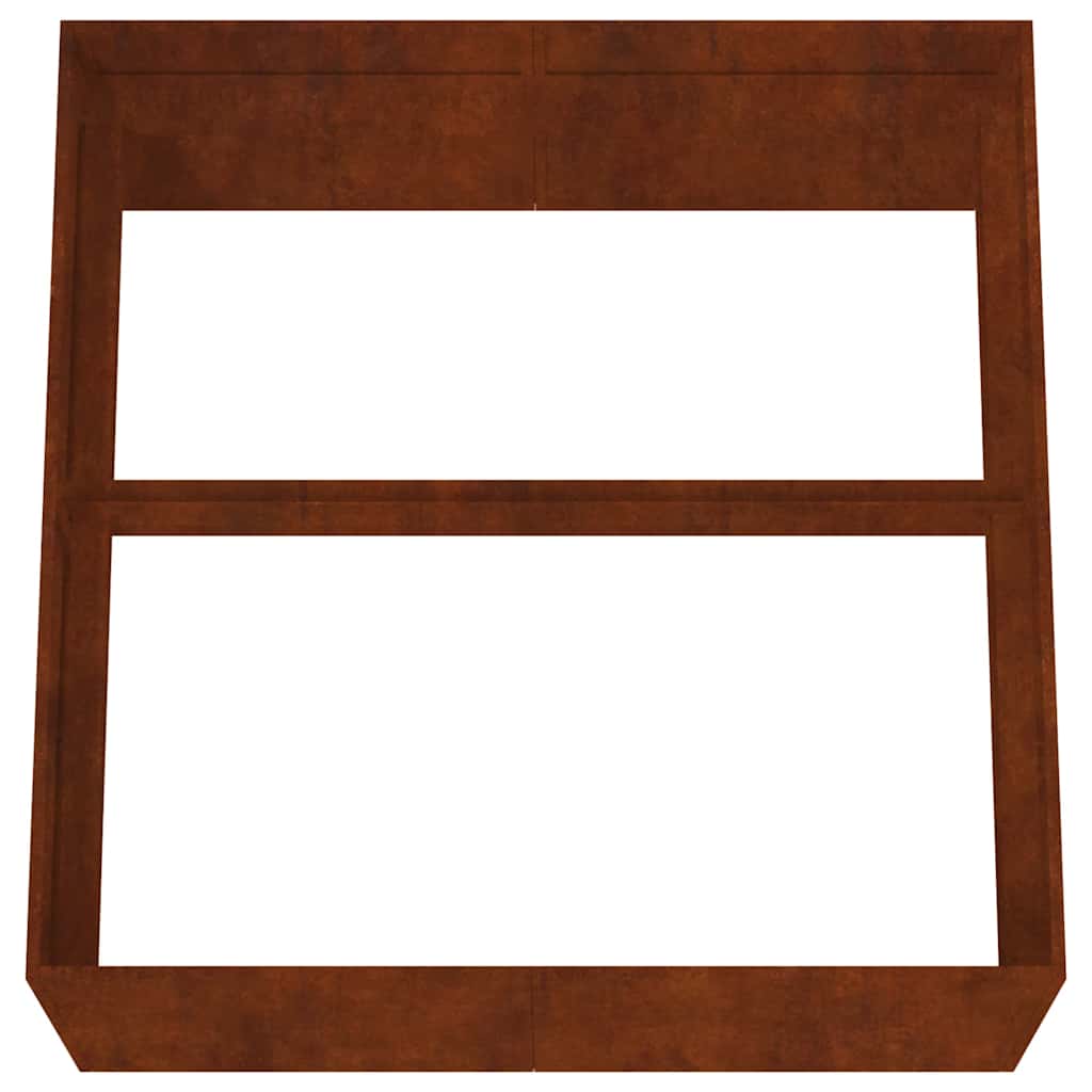 Plantekasse 80x80x40 cm cortenstål