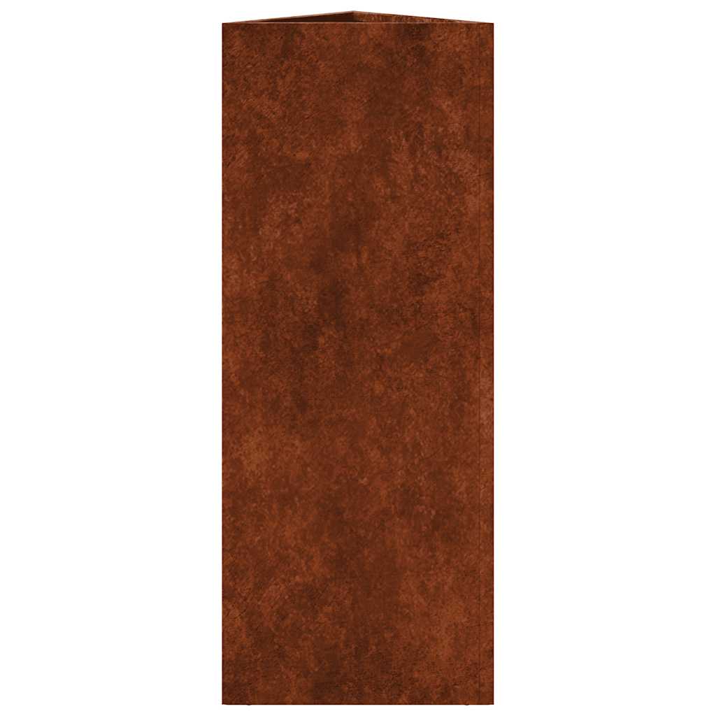 Plantekasse 30x26x75 cm cortenstål