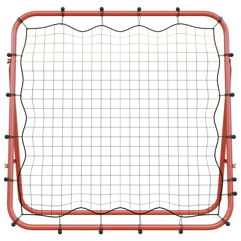 Justerbart fotball returnett 96x80x96 cm stål og PE