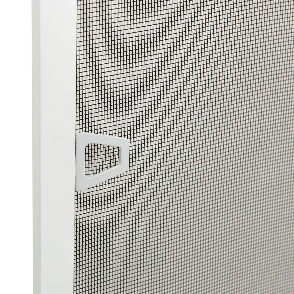 Insektskjerm for vindu hvit 80x100 cm
