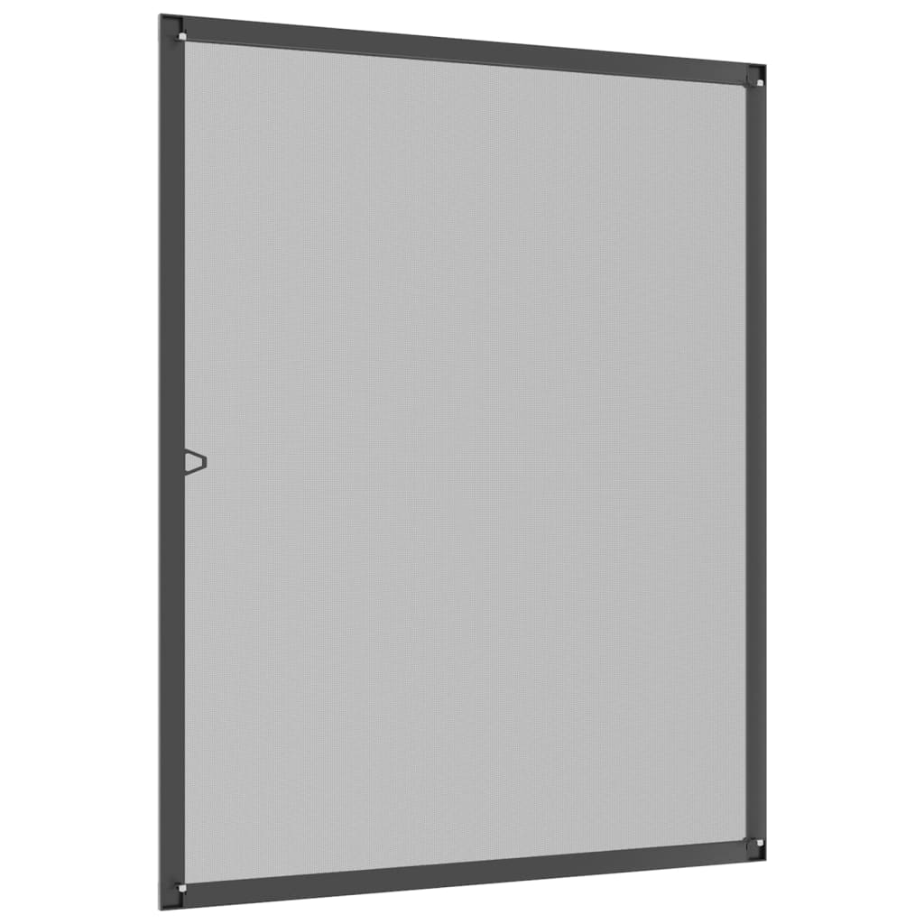 Insektskjerm for vindu antrasitt 80x100 cm