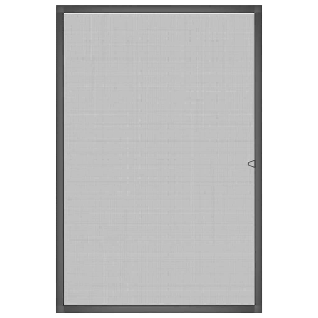 Insektskjerm for vindu antrasitt 80x120 cm