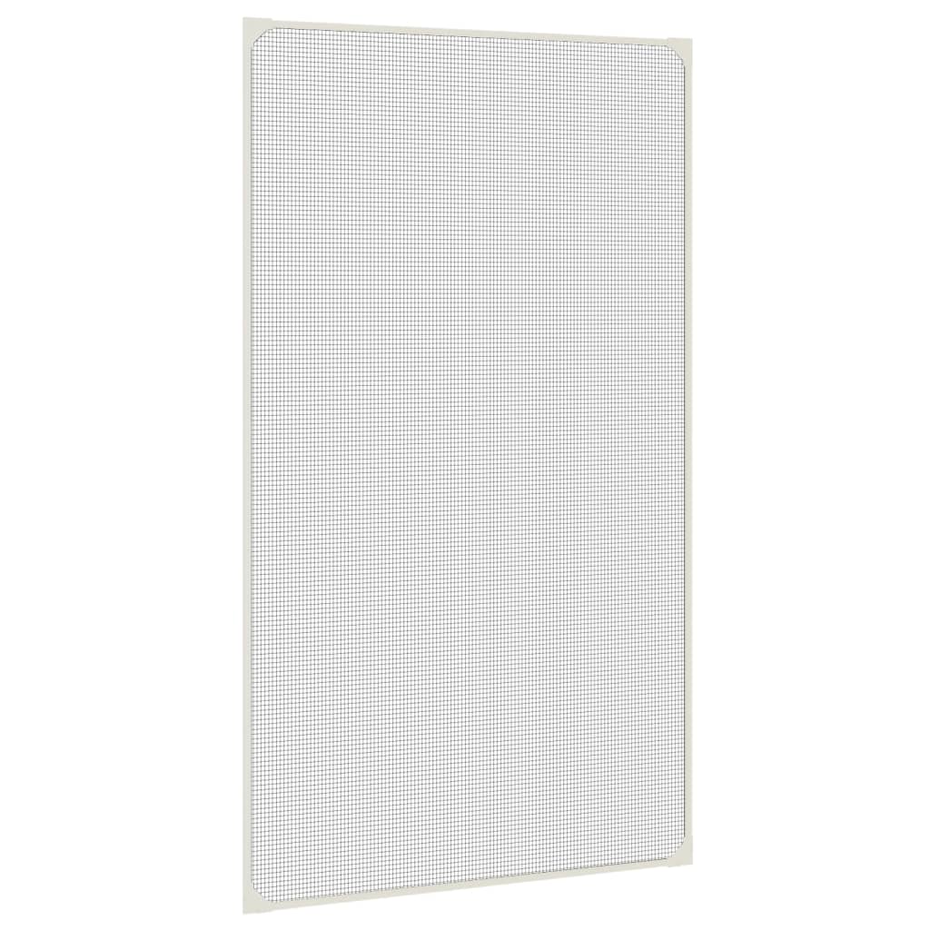 Magnetisk insektskjerm for vindu hvit 80x140 cm