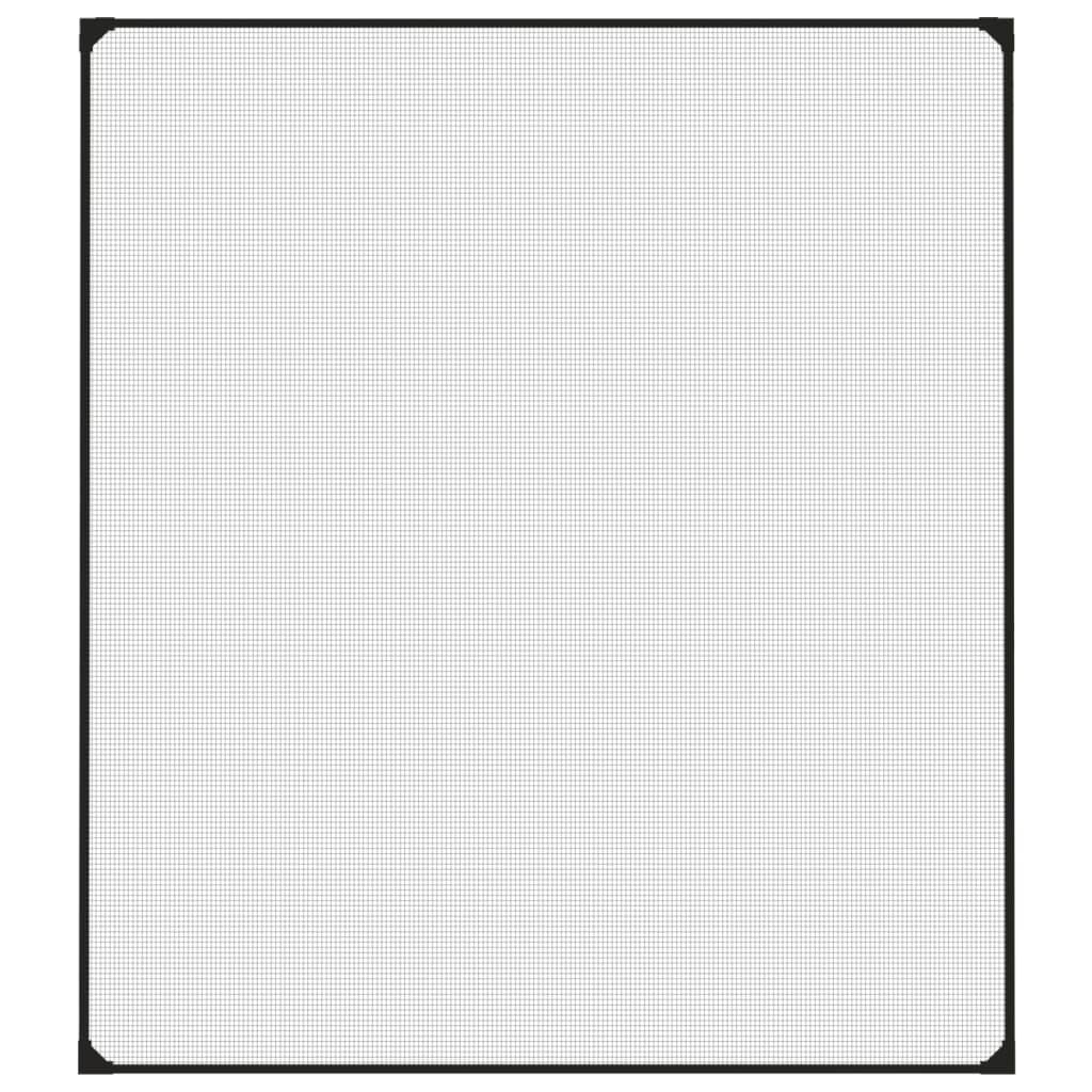 Magnetisk insektskjerm for vindu antrasitt 120x140 cm