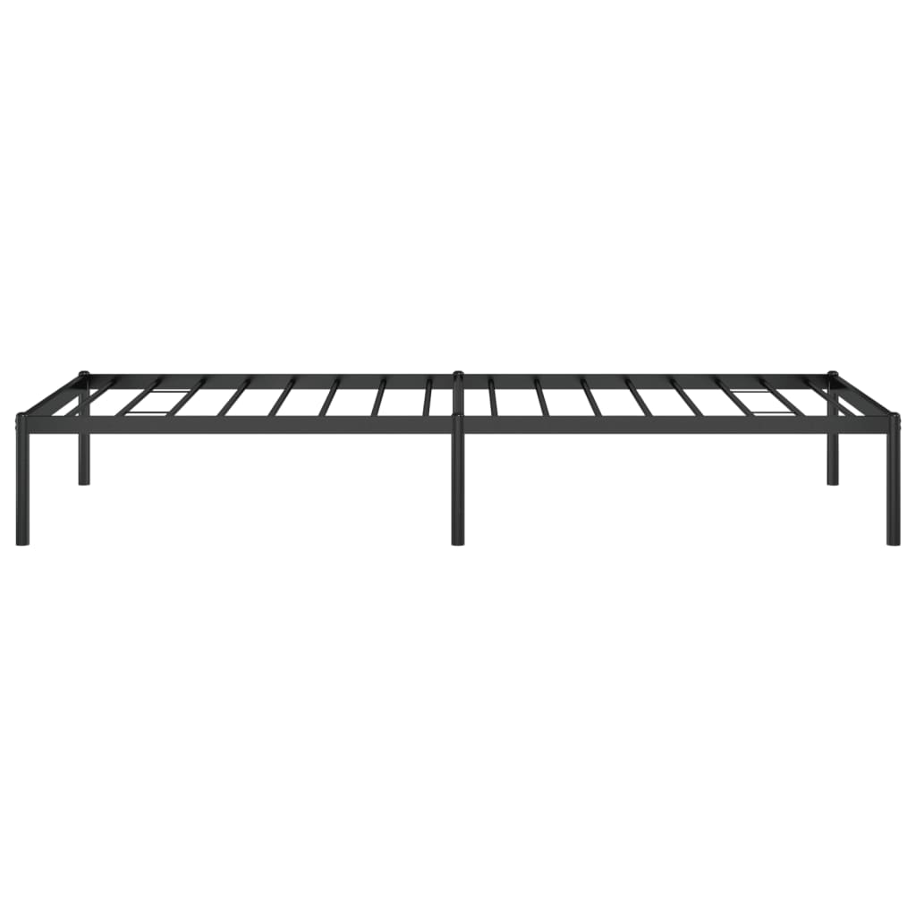 Sengeramme i metall svart 80x200 cm