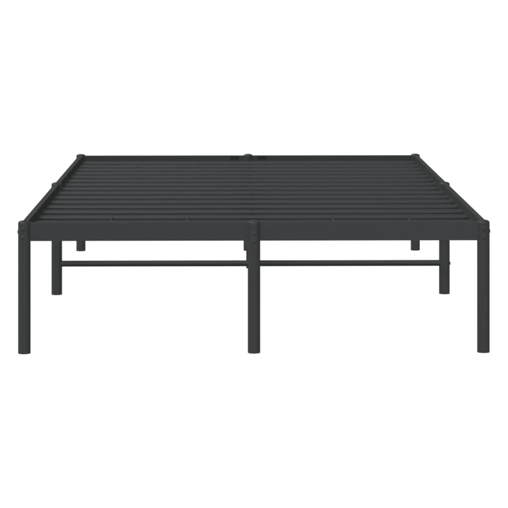 Sengeramme i metall svart 120x190 cm
