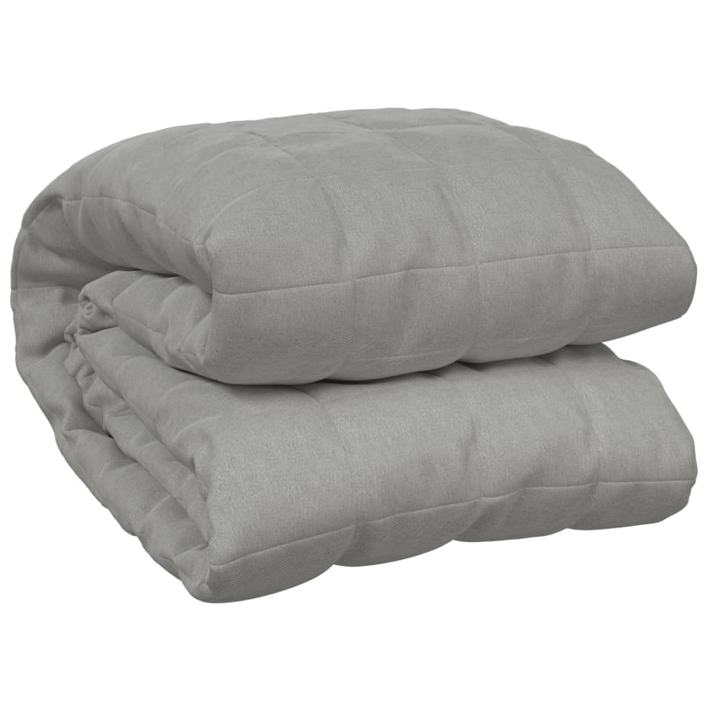 Vektdyne grå 220x230 cm 11 kg stoff