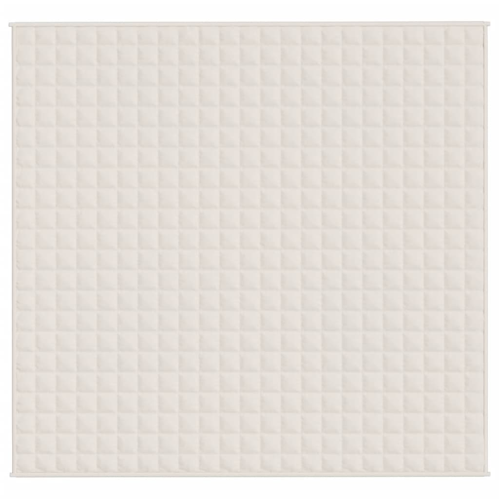 Vektdyne kremhvit 220x240 cm 11 kg stoff